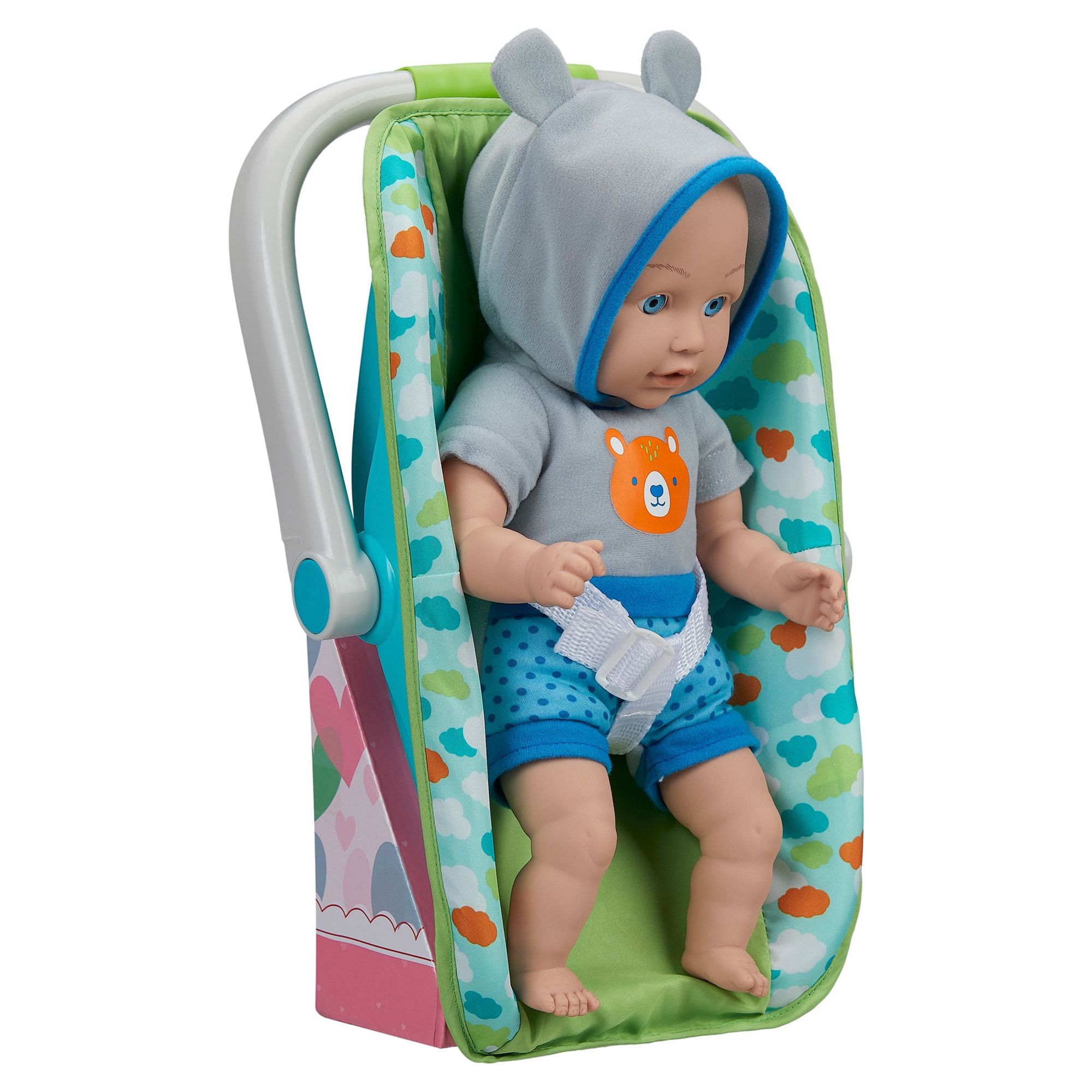 My Sweet Love 13 inch Baby Doll with Carrier and Handle Play Set,  Light Skin Tone, Blue Theme - image 5 of 7