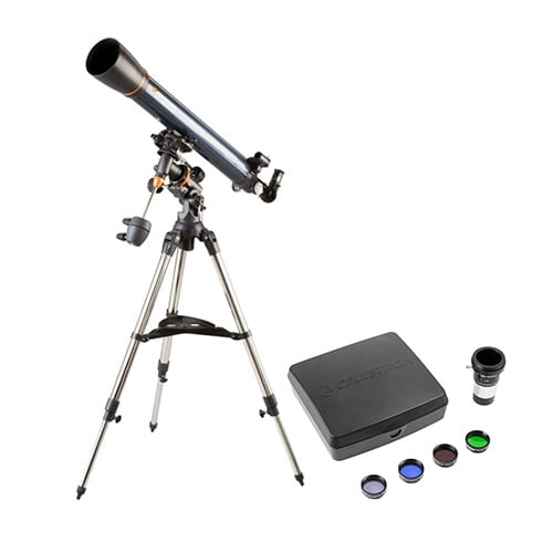 celestron 21064 astromaster 90eq refractor telescope