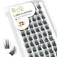 thumbnail image 1 of Lash Clusters B02 D Curl 0.630 in Extensiones de pestañas DIY 72 grupos de pestañas B&Q LASH Mega Volumen Pestañas individuales Extensiones de grupos de pestañas Wispy Individual Lashes Cluster DIY en, 1 of 4