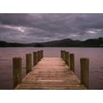 thumbnail image 2 of Frank, Assaf 14x12 White Modern Wood Framed Museum Art Print Titled - Jetty at dusk, lake district, Cumbria, 2 of 4