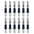thumbnail image 3 of 12 Uds. Giratorios de pesca, giratorios de barril, pequeños y duraderos, conectores de ganchos de pesca, rodamientos de bolas, giratorios, accesorios 11 cm, 3 of 7