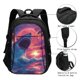 thumbnail image 3 of Balery Hawaiian Island Beach Shark Mochila con carga USB para hombre y mujer - Mochila impermeable y antirrobo para portátil con puerto USB para viajes, trabajo, estudios y universidad, 3 of 7