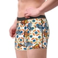 thumbnail image 2 of Yiaed Butterflies Wild Insect Print Men's Soft Cotton Boxer Shorts Breathable Boxers Underwear Moisture-Wicking Underwear Stretch Boxer Briefs for Man-Small, 2 of 5