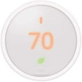 thumbnail image 1 of Nest Labs T4001ES Thermostat E Smart Wi-Fi Programmable Thermostat, White, 1 of 1