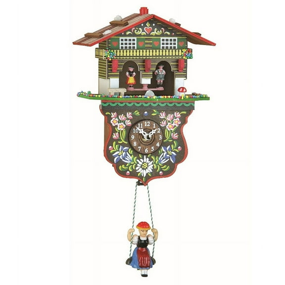 Kuckulino Black Forest Clock weather house with quartz movement and cuckoo chime  TU 2026 SQ