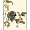 thumbnail image 2 of Vision Studio 12x14 White Modern Wood Framed Museum Art Print Titled - Oriental Bird on Branch IV, 2 of 4