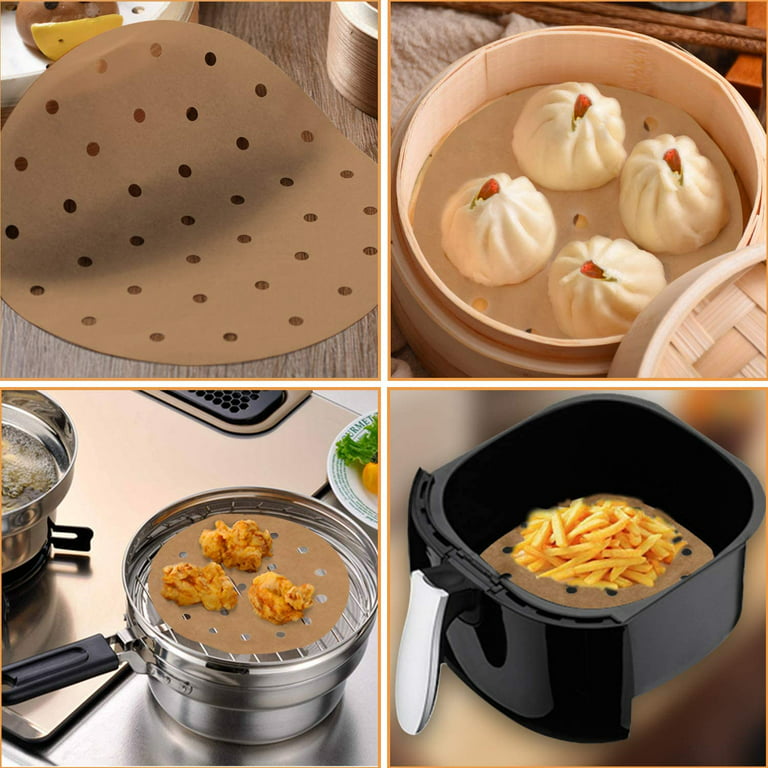 Air Fryer Parchment Sheets Perforated NO STICK