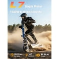 thumbnail image 2 of 50MPH Electric Scooter Adults 1500W Single Motor, 60V 35Ah Battery, Max 45Miles Fast Sports Escooter, 11" Foldable Off-Road E Scooter with Dual Hydraulic Brakes & Full Suspension, 2 of 9