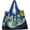 style 3, variant on 1pc Oil Painting Style Foldable Shopping Bag Large Dacron Shoulder Tote for Travel Camping
