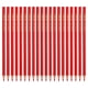 thumbnail image 1 of Juego de lápices de colores rojos Uxcell, 20 lápices de color al óleo de madera para artistas, lápiz de dibujo para pintura artística, 1 of 7