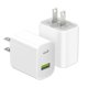 thumbnail image 1 of Cargador DENGWENQIANG USB-C de doble puerto 20 W, carga rápida, paquete de 2, 1 of 7