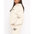 thumbnail image 3 of Hoodies Tracksuit Set Sweatshirt Sweatpants Womens 2 Piece Light coffee XL, 3 of 5