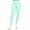 Mint, variant on Women's Casual Tie Dye and Solid Color Elastic Band Waist Active Leggings Pants S-3XL