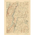 thumbnail image 2 of USGS 25x32 White Modern Wood Framed Museum Art Print Titled - Whitehall New York Vermont Quad - USGS 1902, 2 of 4