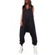 thumbnail image 1 of Overol de carga con botones, mono de verano, traje de calle de ajuste holgado (negro XL) Tmvgtek Para estrenar, 1 of 3