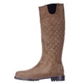 thumbnail image 4 of Womens Tommy Hilfiger Babette Quilted Rain Boots - Medium Brown, 4 of 6