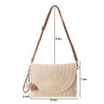 thumbnail image 2 of LAVA Straw Beach Bags Crossbody Bags for Women, Straw Raffia Clutch Handbag Purse for Summer (White), 2 of 9
