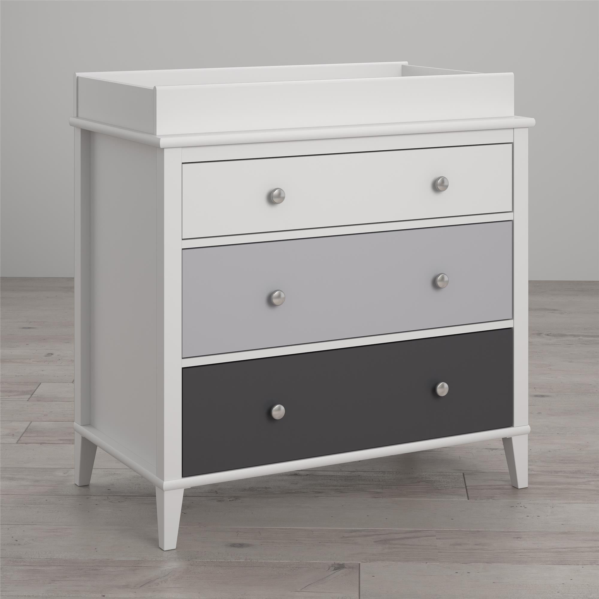 Little Seeds Monarch Hill Poppy 3 Drawer Changing Table Multiple