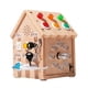 thumbnail image 4 of Interruptor de luces de casa de madera, tablero ocupado, juguetes con botones, Panel de Control de madera, juego cognitivo, habilidad motora fina para, 4 of 9