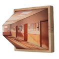 thumbnail image 1 of 3D Stereoscopic Visual Wall Lamp Bedside Decorative Lamps Scene 3D Effect Color Changing DIY Wall Lamps A, 1 of 5