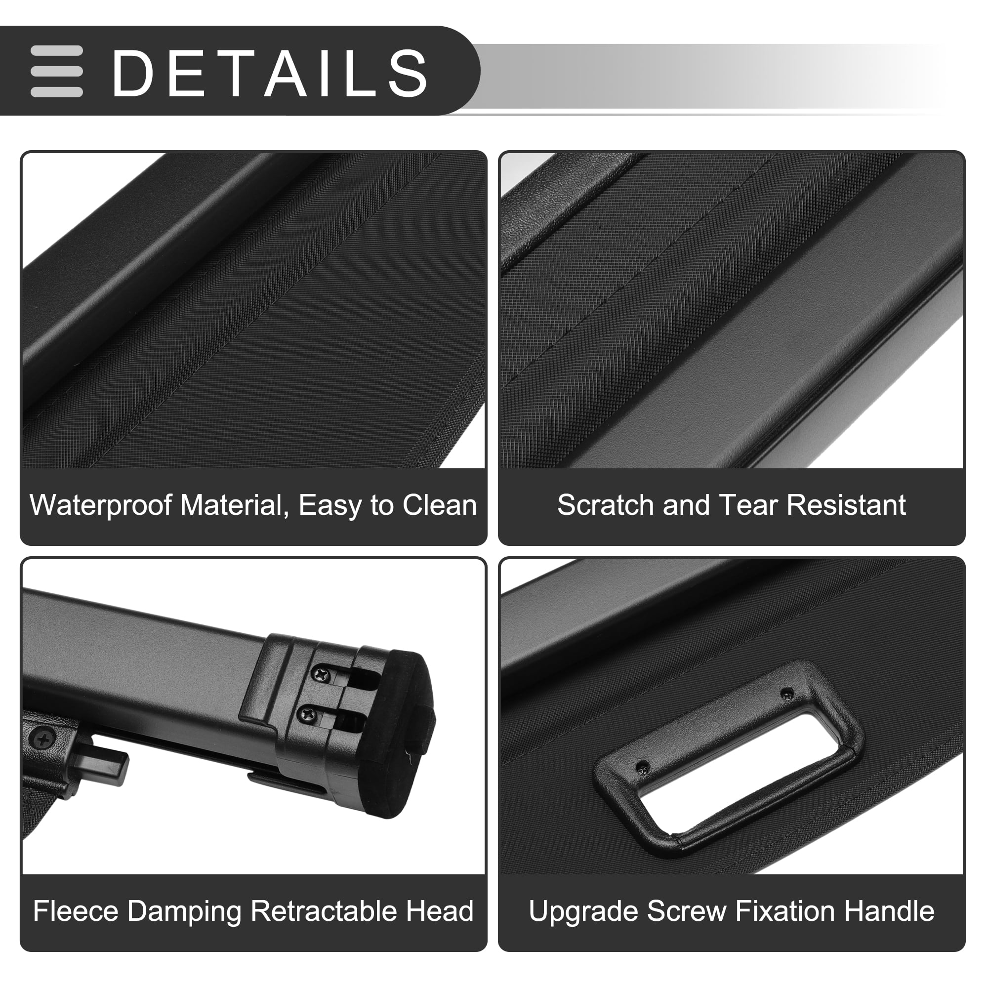 Unique Bargains Retractable Cargo Cover for Ford Ecosport 2013-2017 Trunk Privacy Shade