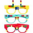 thumbnail image 1 of Gafas Building Bricks Hxezoc DIY, 12 unidades, para fiestas infantiles, 1 of 8