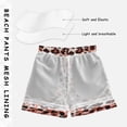 thumbnail image 3 of FORMRS Boys Swim Trunks Quick Dry Mesh Lining Beach Boardshorts, Sizes XS-XL, Orange Floral Leopard Pattern, 3 of 7