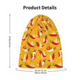 thumbnail image 4 of Honeii Hot Chilli Print Kids Knit Beanie Watch Hat ,Knit Cap for Boys and Girls, 4 of 7