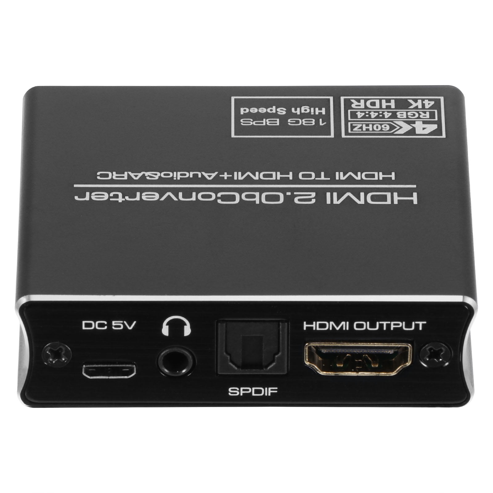 Audio Separator 4K*2K In and Out Video Audio Signal Splitter Portable USB Power