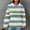 B_ Multicolor, variant on Olyvenn Waffles Knit Hoodie Long Sleeve Fashion Multicolored Sweatshirt Comfy Casual Drawstring Pullover Tops with Pockets Multicolor L