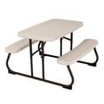 thumbnail image 1 of Mesa de Picnic Lifetime con Bancas para Niños Beige, 1 of 3