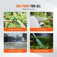 thumbnail image 3 of KFFKFF Liquid Movement Pump, DC 12V 360 GPH 1/10HP, Compact Electrical Convenience Pump inclusive of 6 ft Intake Hose Set, Rotor, Intake Filter, suitable for Yard, Rain Container, Swimming Pool, Pond, 3 of 9