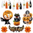 thumbnail image 1 of Halloween Balloon Set Decorative Party Balloon Hanging Swirl Tassel Banner, 1 of 10