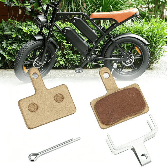 LADYGYM Brake Pads for Cycrown Cycrun Cycrun Classic Cychunter Cychunter Pro Eb5 Mini E-Bike,Sturdy Durable Front/Rear General Brake Pads,For Cycrown Electric Bike Accessories