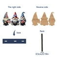 thumbnail image 7 of Lilixerw 4th of July Patriotic Wooden Ornaments,Memorial Day Tree Ornaments Red White Blue Gnome American Flag Wood Farmhouse Independent Day Decor for Small Tree Home Party, 7 of 7