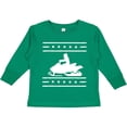 thumbnail image 3 of Inktastic Snowmobile Gift Silhouette Boys or Girls Long Sleeve Toddler T-Shirt, 3 of 5