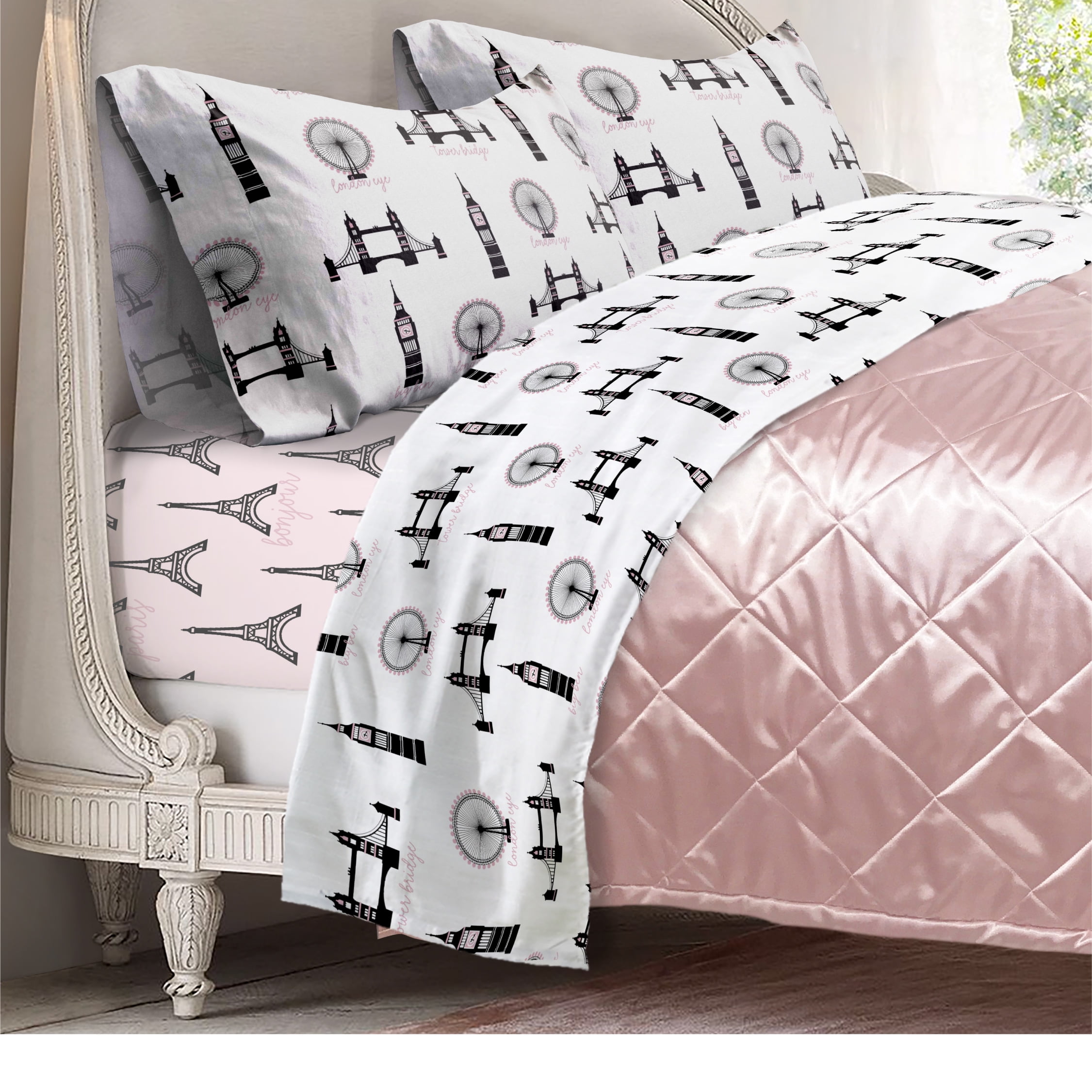 Popular English Icons Print Details about London Quilted Bedspread & Pillow Shams Set Popular English Icons Print Details about London Quilted Bedspread & Pillow Shams Set