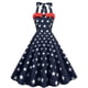 thumbnail image 1 of Moda mujer verano Retro Casual Pullover estampado Sexy sin mangas vestido largo Fridja  hj1805, 1 of 1
