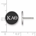 thumbnail image 2 of Sterling S. LogoArt Kappa Alpha Theta Enameled Post Earrings Sterling Silver Earrings, 2 of 2