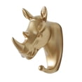 thumbnail image 3 of 4 piezas de resina Vintage cabeza de animal gancho de pared en perchero decoración de, 3 of 9