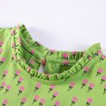 thumbnail image 4 of Robe Fille Enfants Tout-Petits Filles Été Coton Dentelle Robe Manches Courtes à Volants Robe Midi Décontractée Robe Ado Fille Vert 2 Ans-3 Ans, 4 of 6