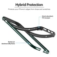 thumbnail image 4 of 11 Pro Bumper Case, Slim Thin Metal Bumper Case with Soft Inner Bumper, Metal Frame Cover Case for 11 Pro DARK GREEN, 4 of 8