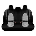 thumbnail image 1 of For 2018-2022 Toyota Camry FH Group Neoprene Custom Fit Waterproof Car Seat Covers - Rear Gray, 1 of 4