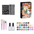 thumbnail image 3 of Glitter Tattoo Set Temporary Tattoos Kit With Box For Kids Teenagers And Adults, 3 of 5