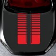 thumbnail image 4 of 2Pcs Car Hood Stripe Sticker Auto Racing Stripes Body Side Decal Hood Parachoques Vinilo S Eccomum Pegatinas, 4 of 5