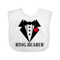 Inktastic Tuxedo Ring Bearer Boys Baby Bib