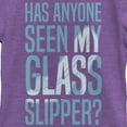 thumbnail image 2 of Girl's Cinderella Glass Slipper Graphic Tee Purple Berry Large, 2 of 4
