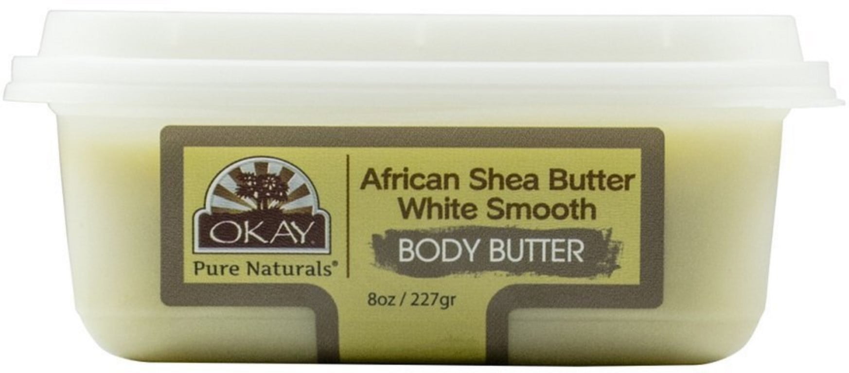 Okay African Shea Butter White Smooth Deep Moisturizing Lotion 8 oz