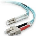 thumbnail image 1 of Optic Fiber Network Cable OM3 LC to SC 10 Gig Aqua 10 meters (33 ft), 1 of 1