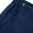 thumbnail image 4 of Fsgntruao Bermuda Shorts for Women Elastic Waist Knee Length Casual Loose Drawstring Capri Pants with Pockets Wide Leg Summer Shorts, 4 of 6